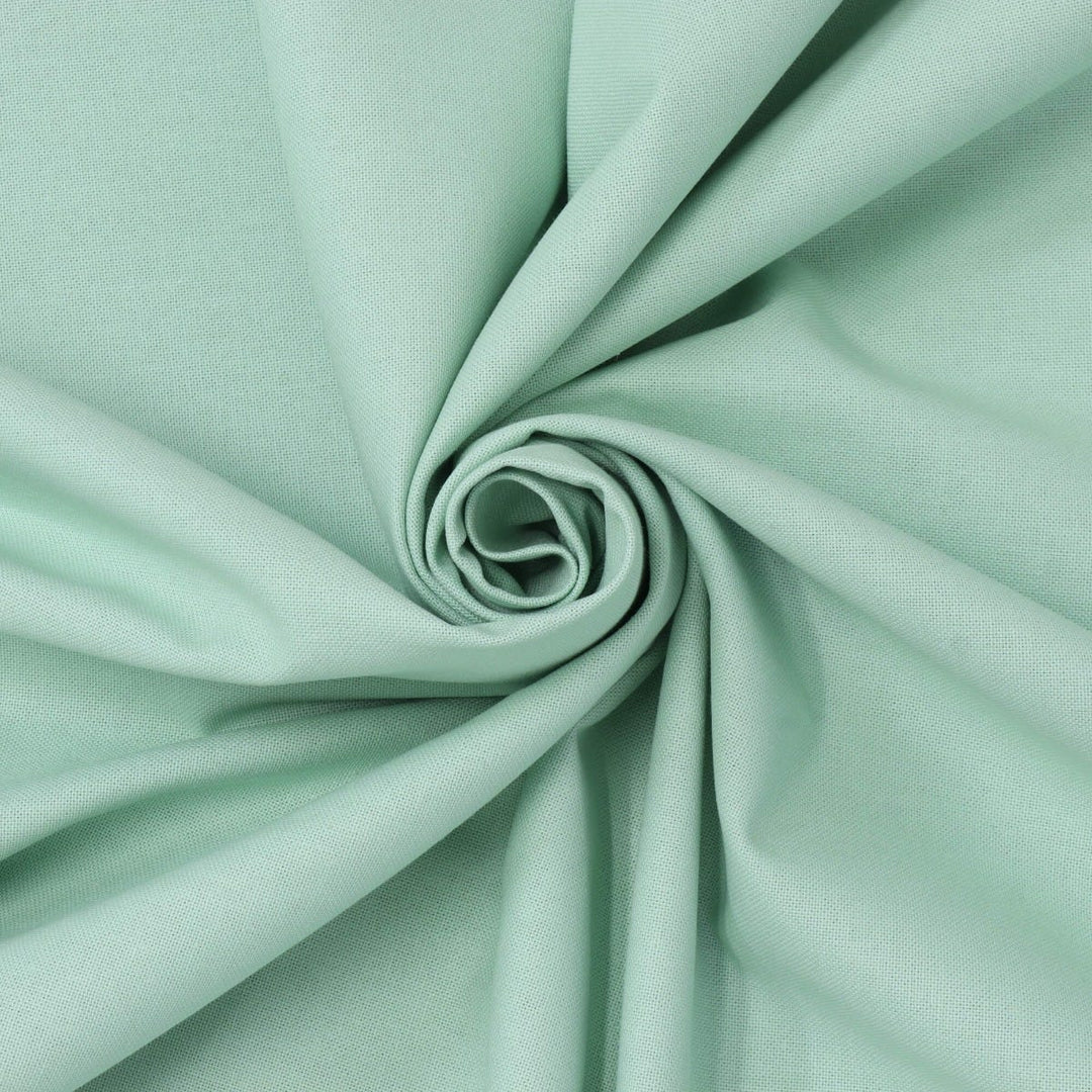 Double Width 100% Cotton Mint Fabric