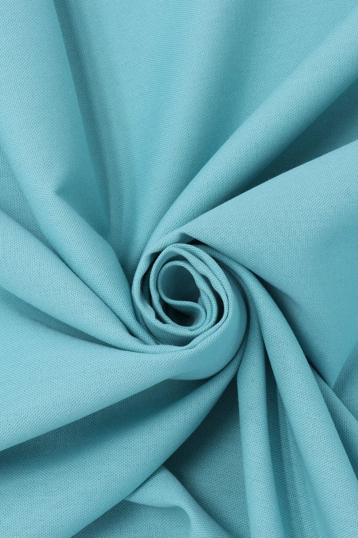 Double Width 100% Cotton Turquoise Fabric