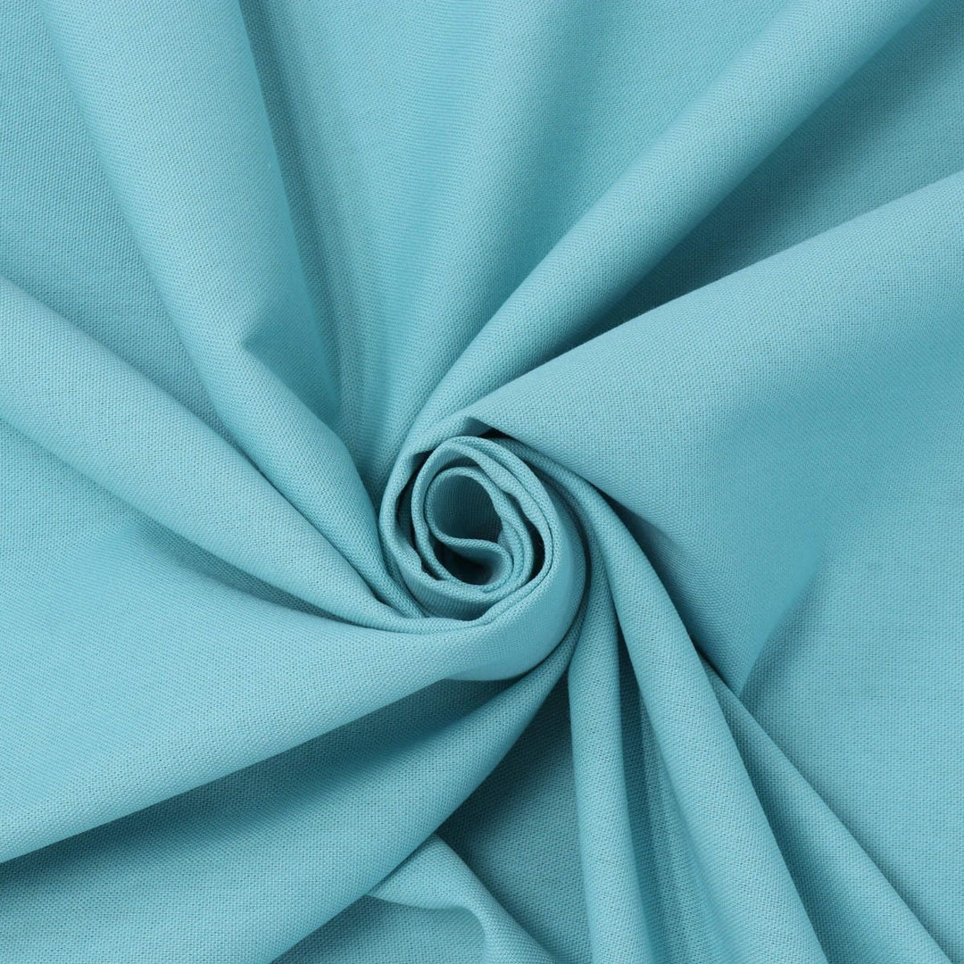 Double Width 100% Cotton Turquoise Fabric