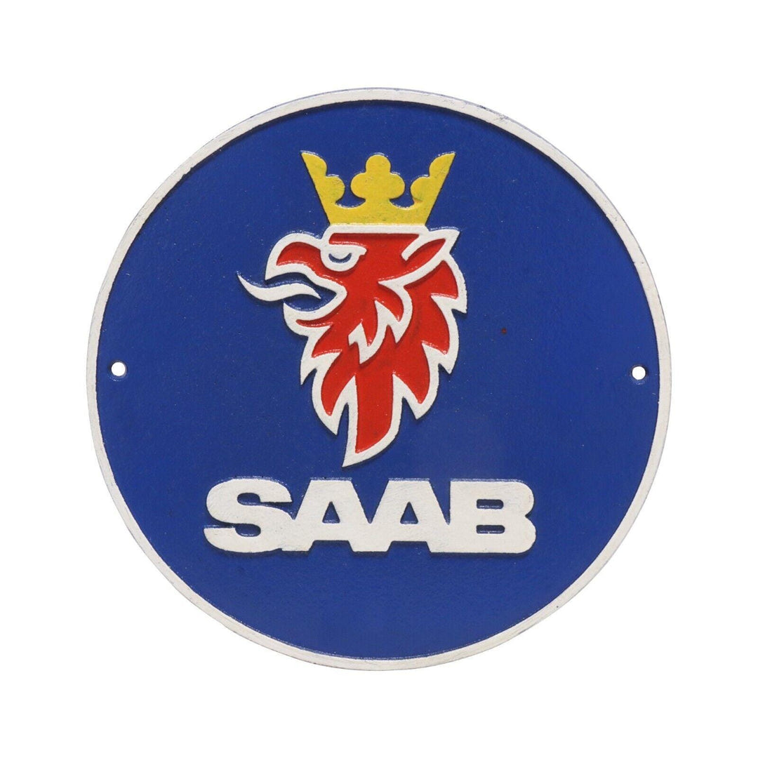 SAAB Cast Iron Wall Sign