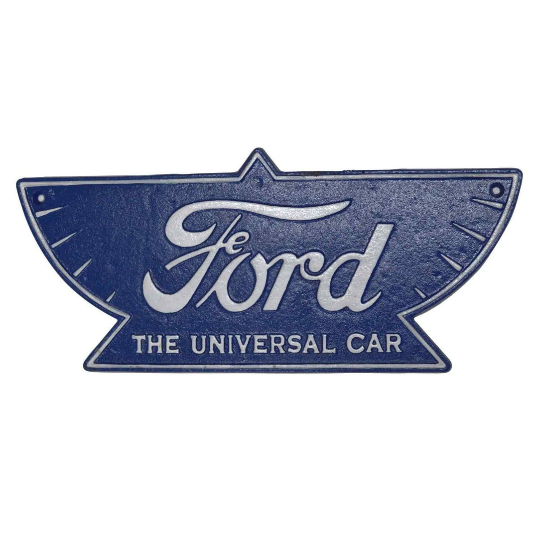 Ford 'The Universal Car' Vintage Cast Iron Wall Sign