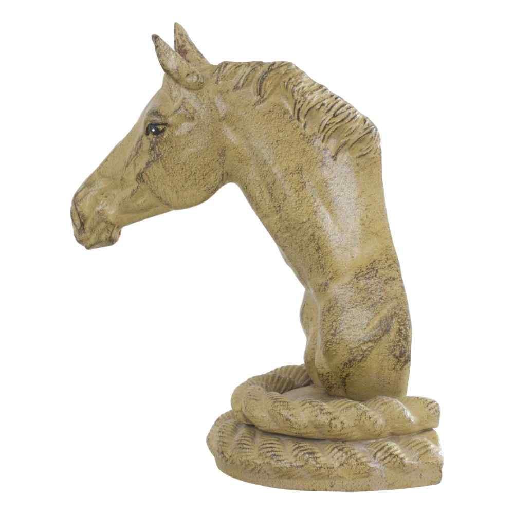 Horse Head Bookends Olive