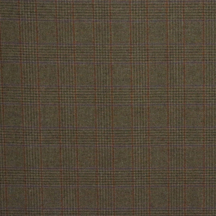 Abraham Moon Green & Orange Check Fabric