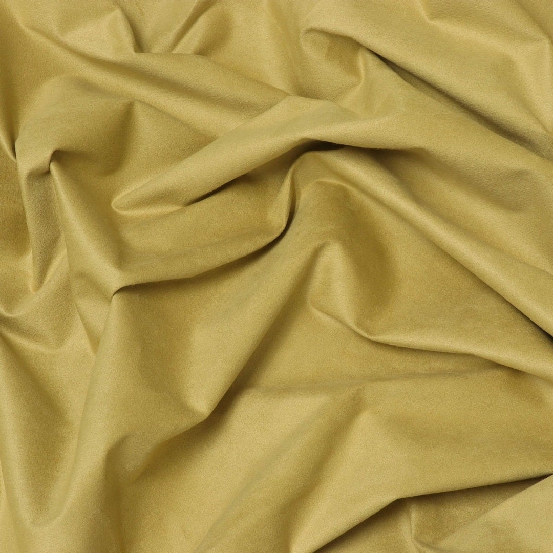 Clearance Romo Nubuk Mustard FR Fabric