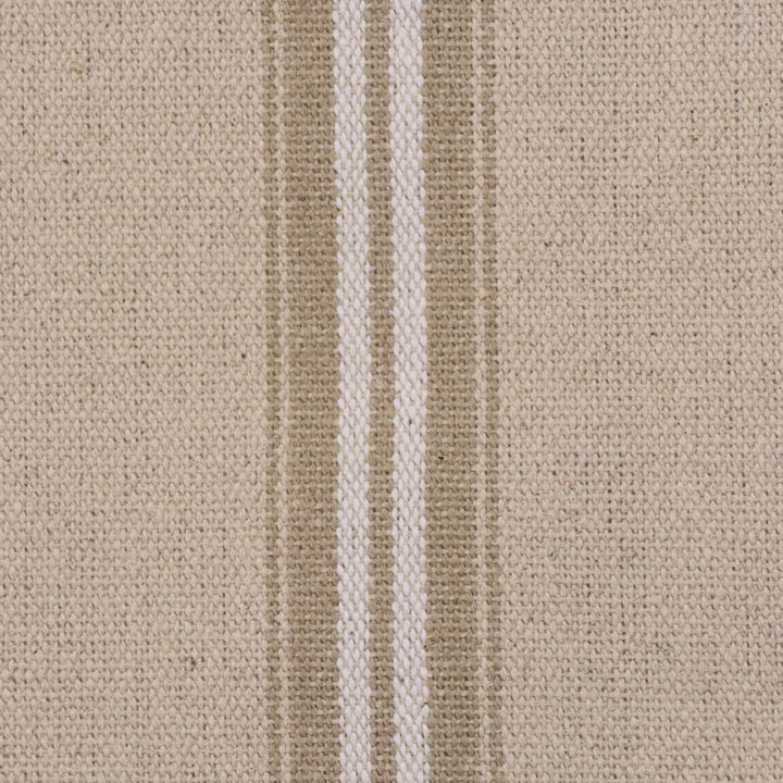 Donan Stripe Beige/White Fabric