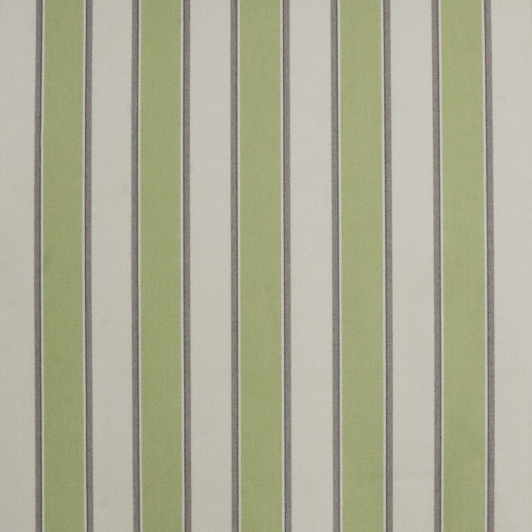 Danbury Herringbone Green Stripe FR Fabric