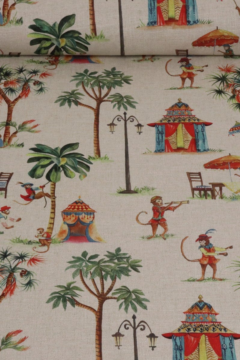 Exotic Monkey Business Fabric