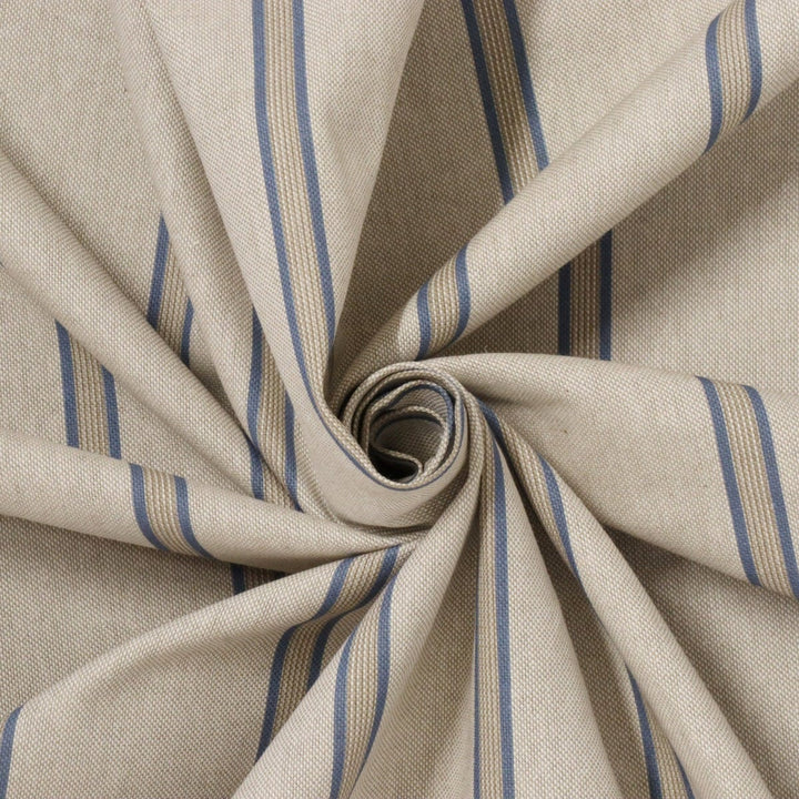 Columbia Stripe Azure Fabric