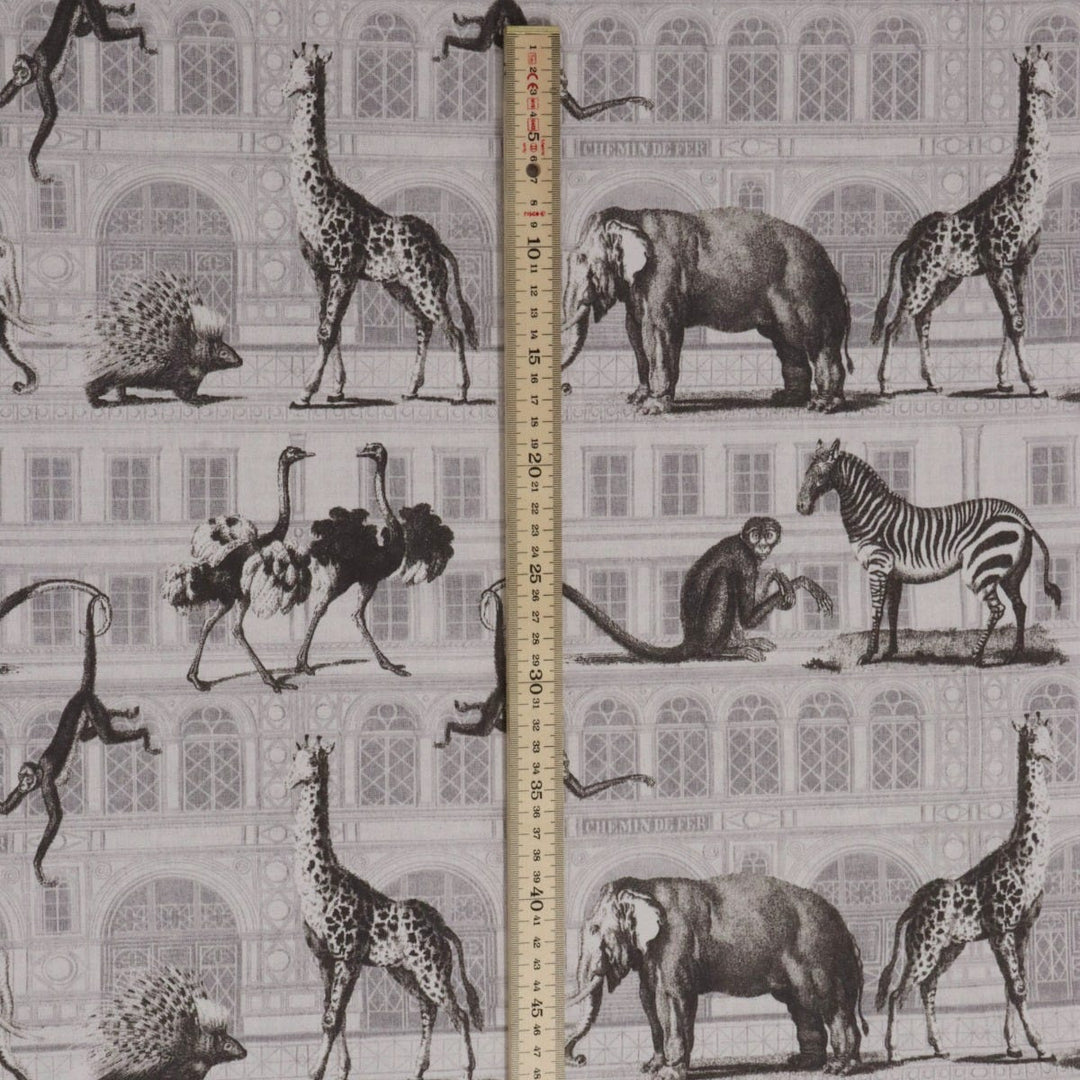 Menagerie Grey Fabric