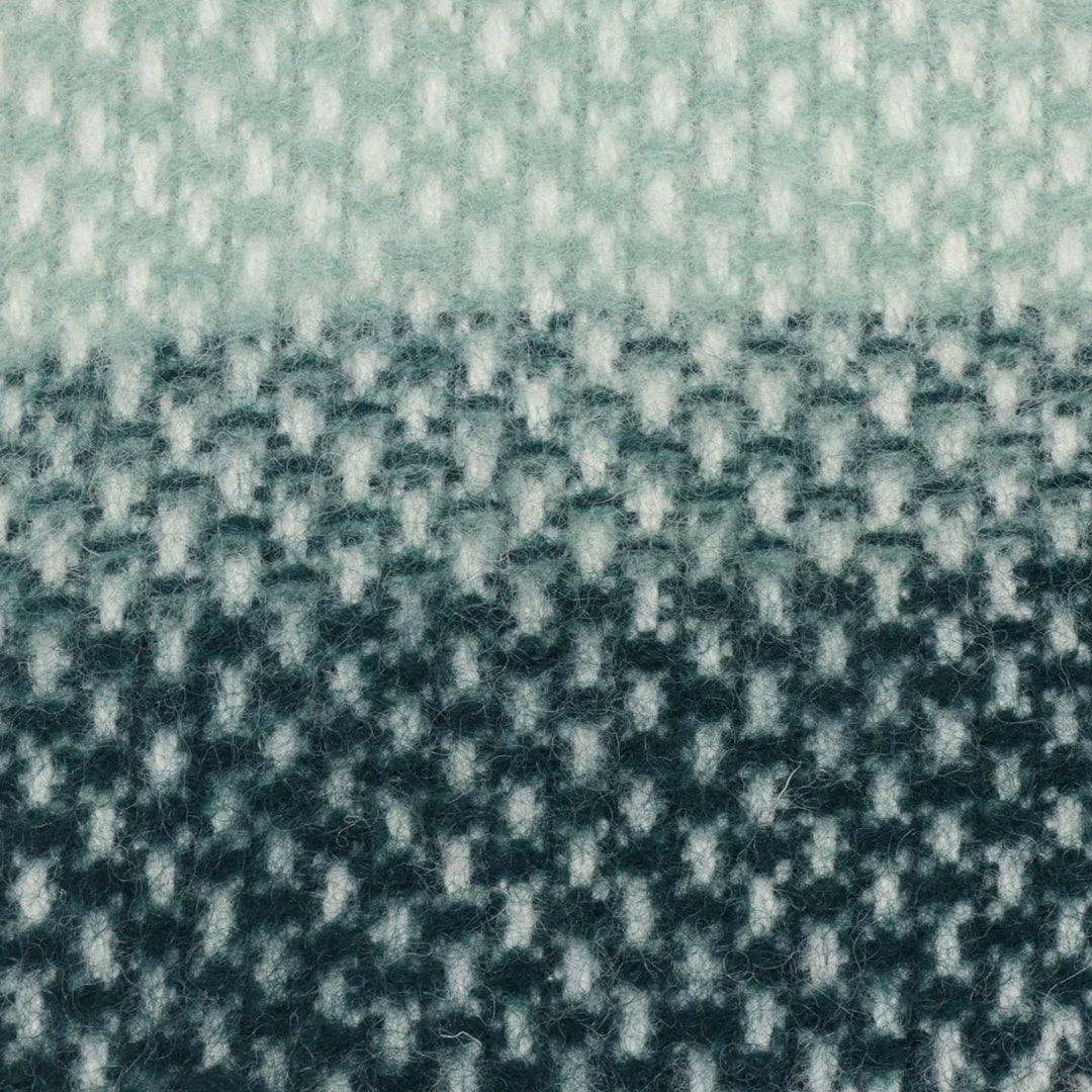 Tweedmill Ombre Wool Throw Sea Green