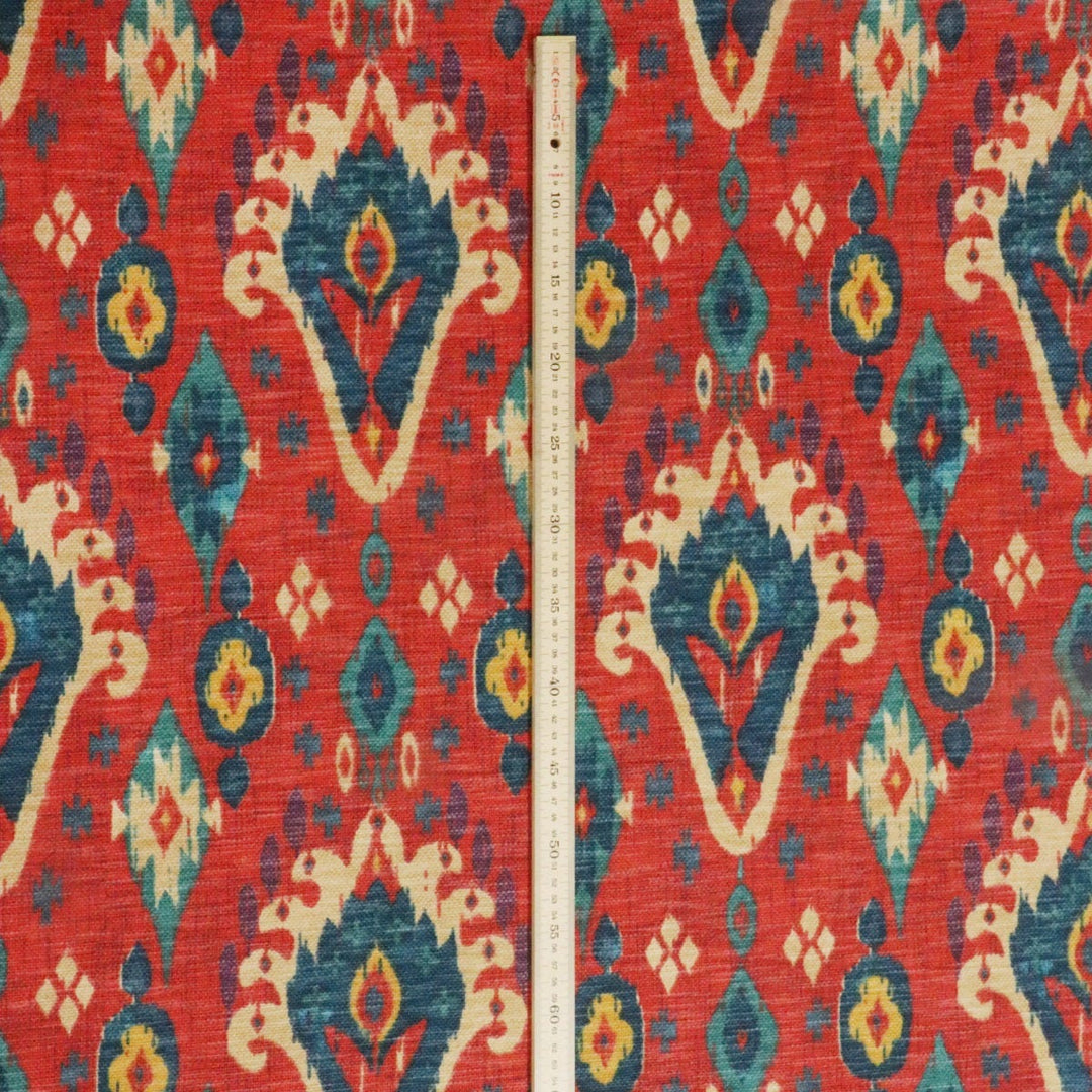 ILIV Boho Rouge Ikat Fabric