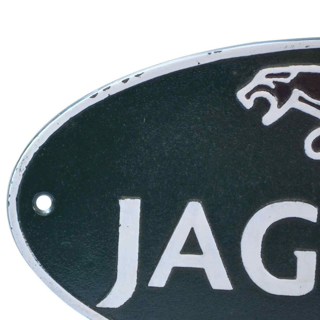 Jaguar 35cm Cast Iron Wall Sign