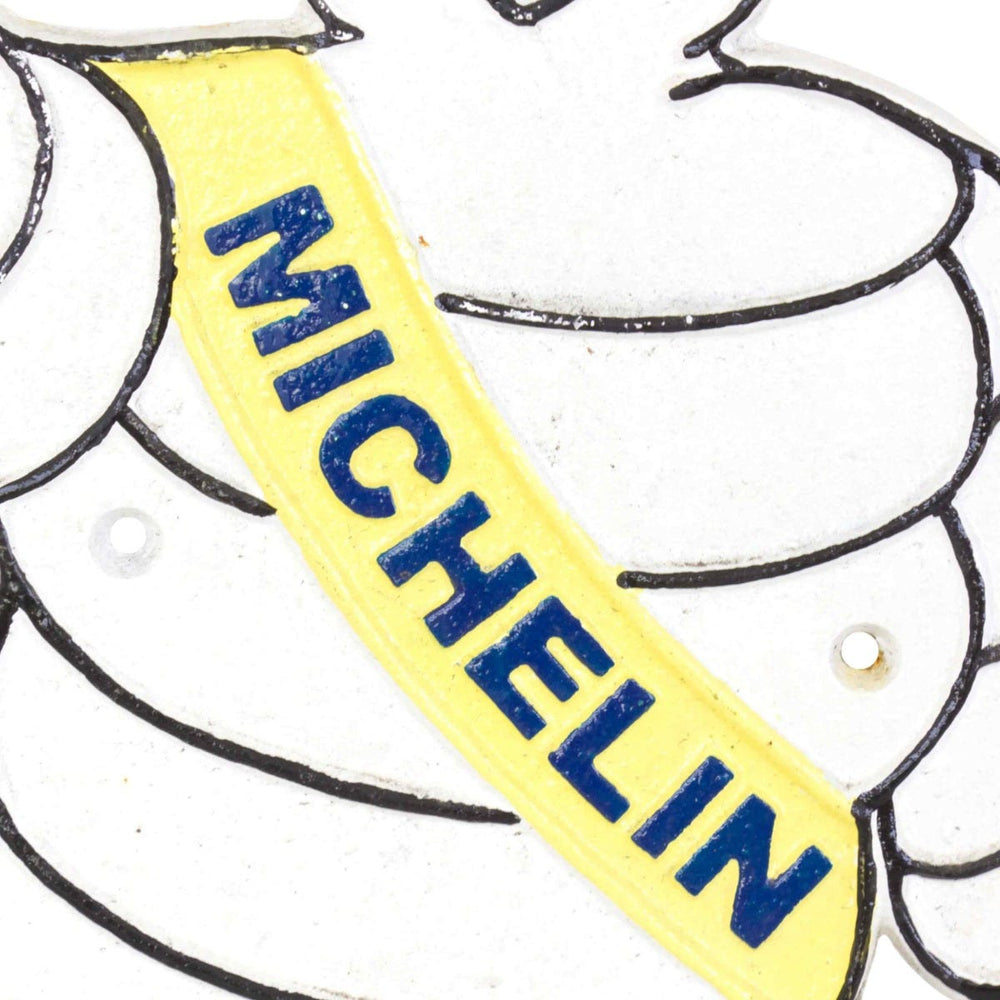 Michelin Man Silhouette Cast Iron Wall Sign