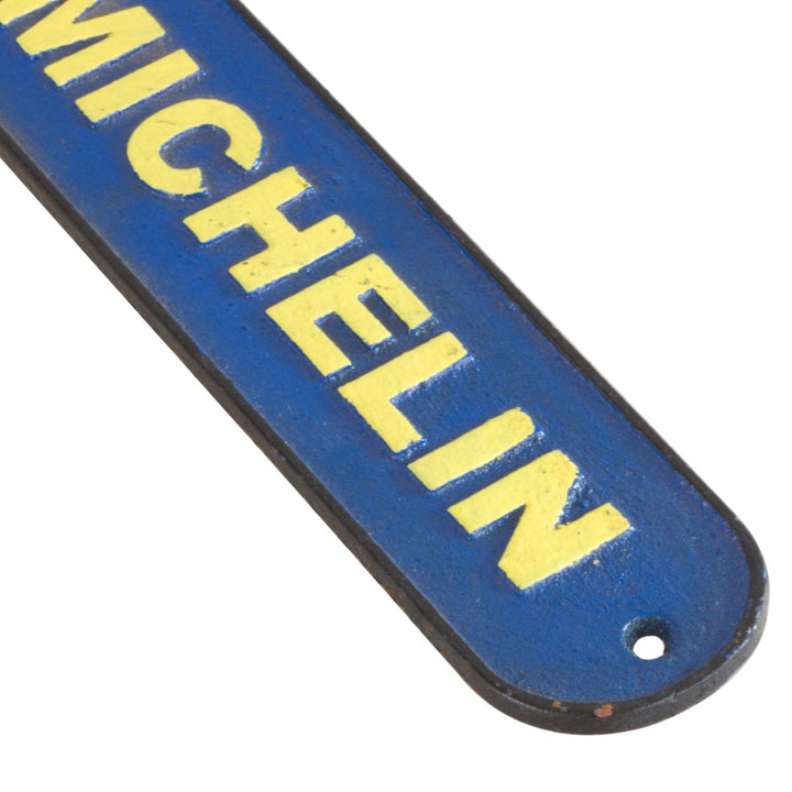 Michelin Sign 50cm Cast Iron Wall Sign