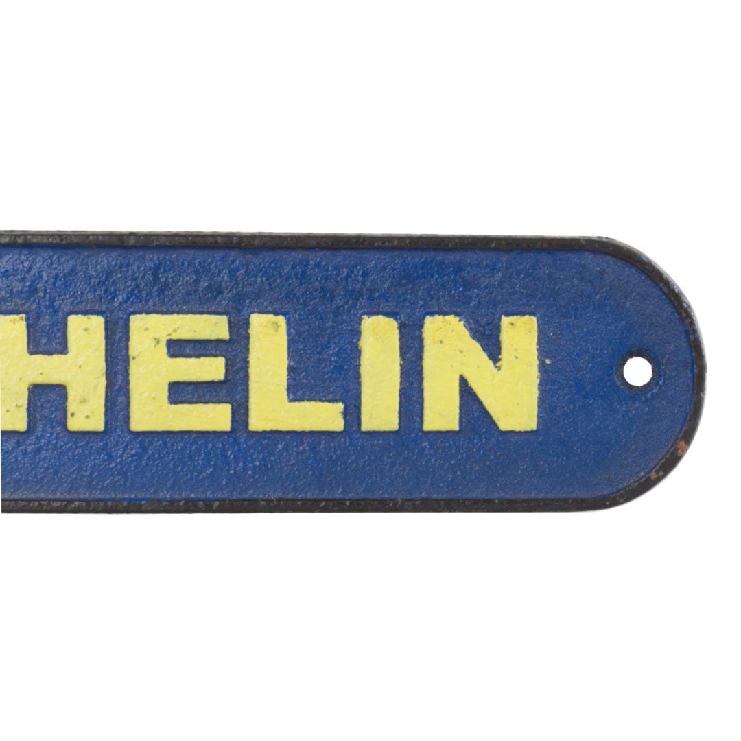 Michelin Tyres 28cm Cast Iron Wall Sign