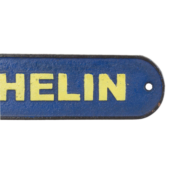 Michelin Tyres 28cm Cast Iron Wall Sign