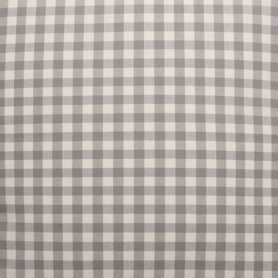 Gingham Check Grey Cushion Cover