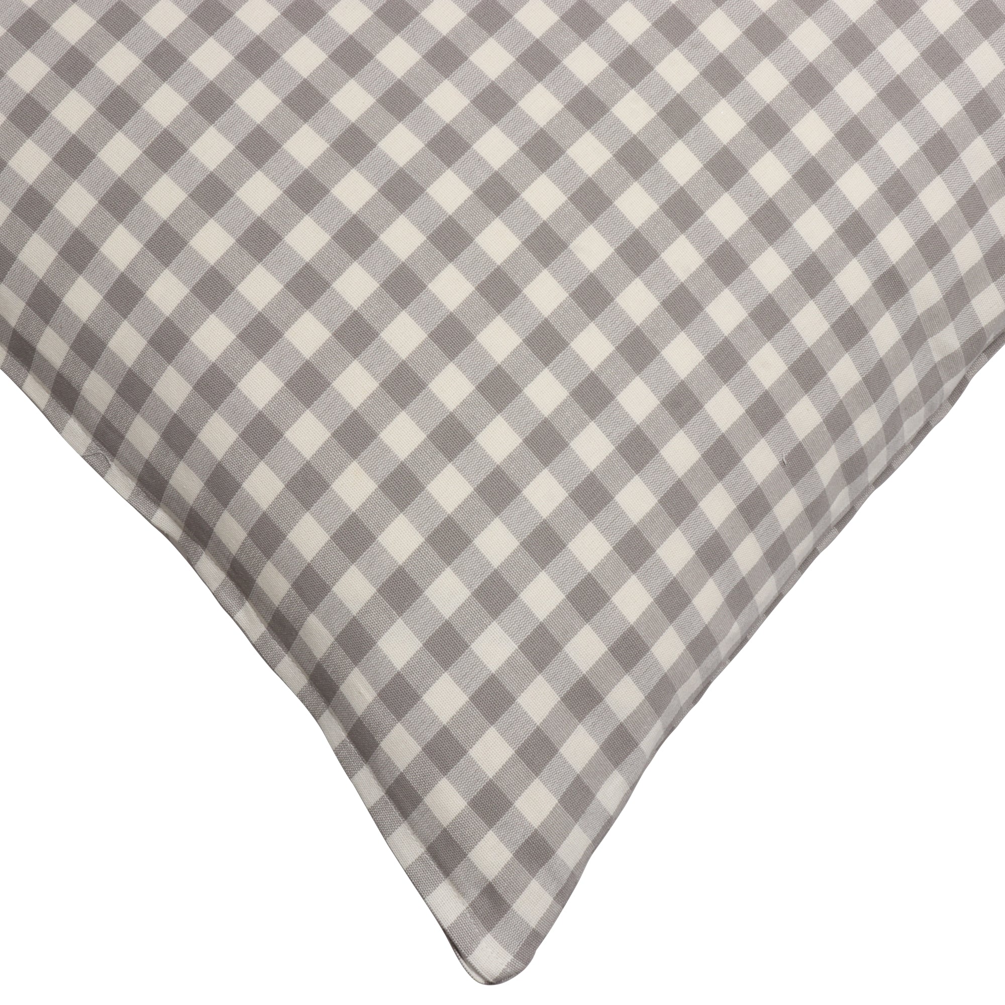 Gingham Check Grey Cushion Cover Foy Co Interiors