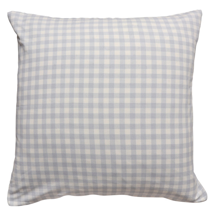 Gingham Check Blue Cushion Cover