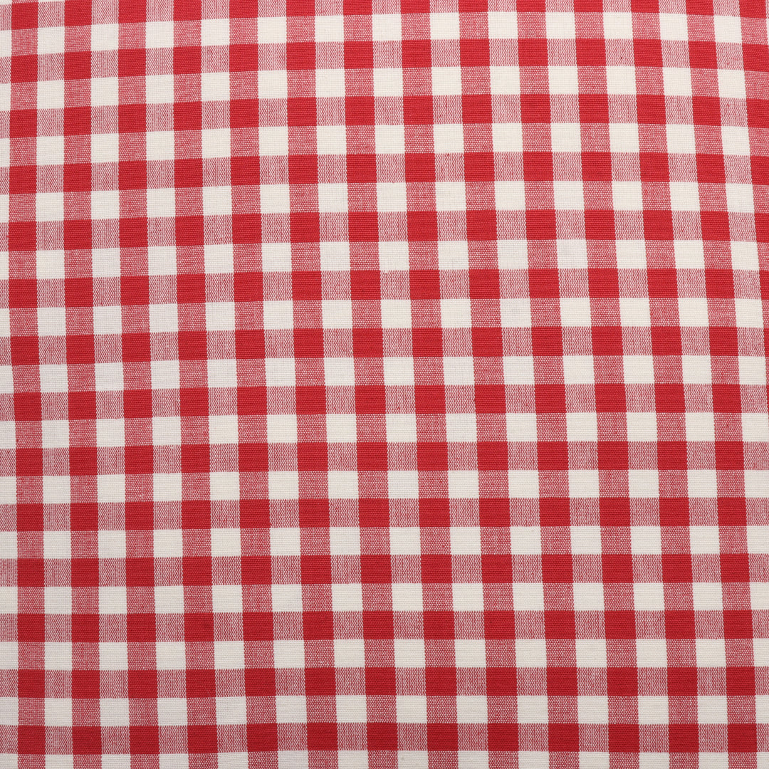 Gingham Check Red Cushion Cover