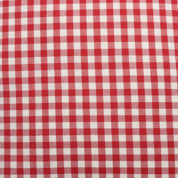 Gingham Check Red Cushion Cover