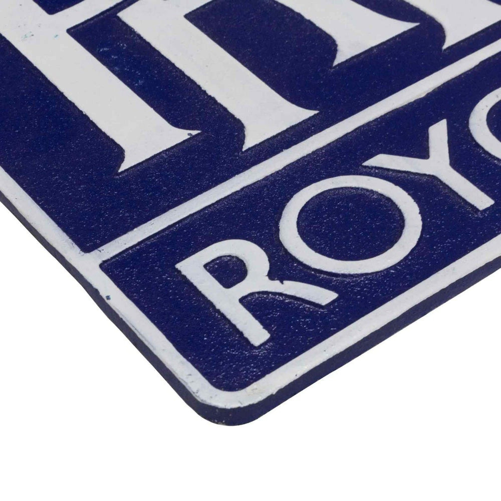 Rolls Royce Vintage Cast Iron Wall Sign