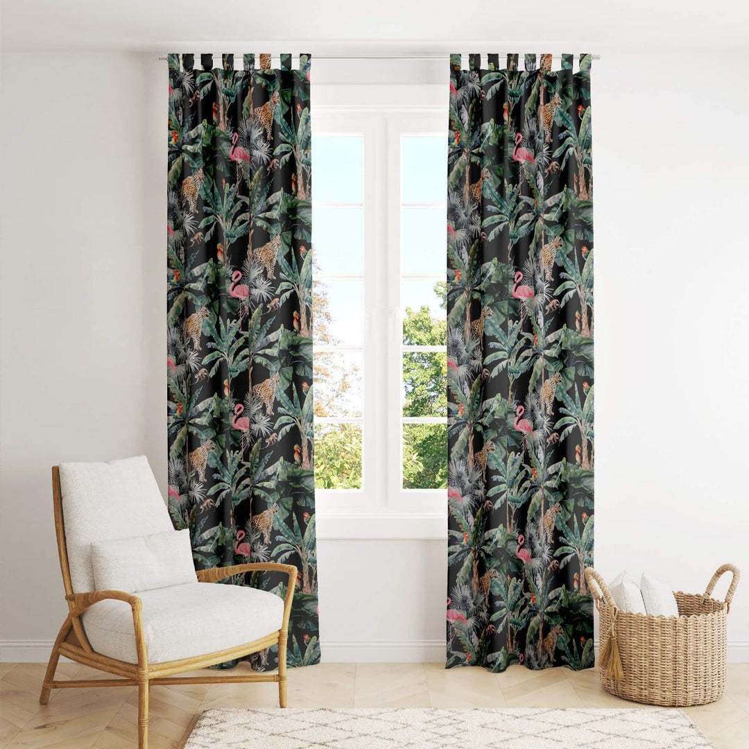 Wild Tropics Velvet Fabric